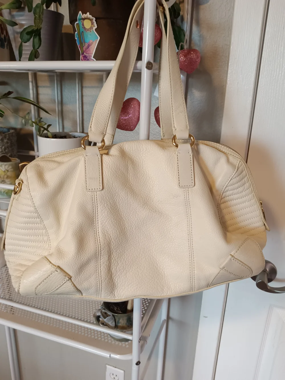 Juicy Couture Steffy Leather Satchel Handbag